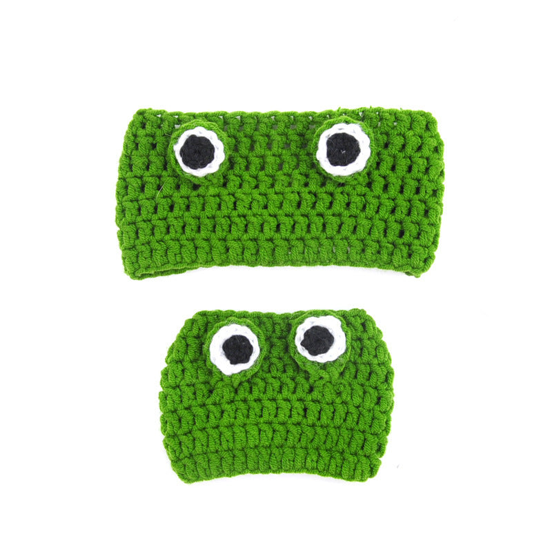 Cartoon Cross-Dressing Dog & Cat Woolen Hat – Funny Pet Headgear