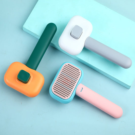 Cat & Dog Hair Brush – Grooming Comb, Knot Remover & Massage