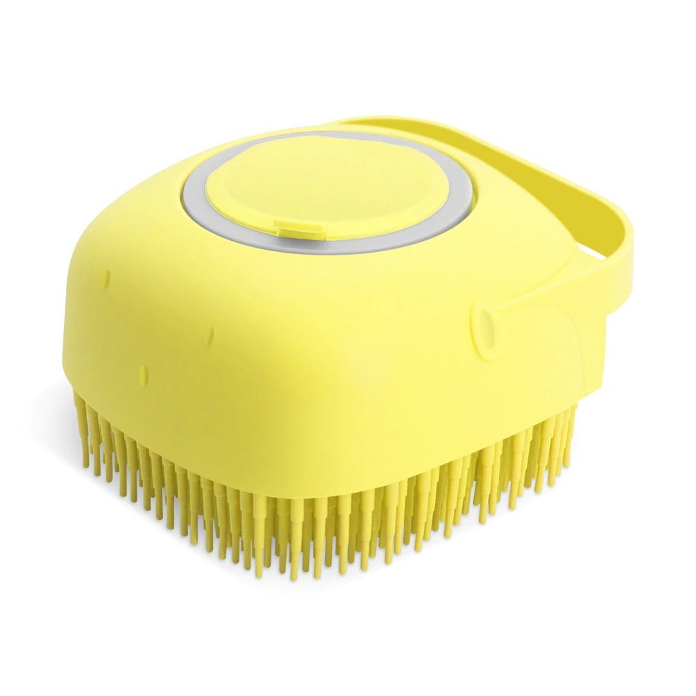 Pet Dog Shampoo Massager Brush – Soft Silicone Bathing Comb for Cats & Dogs, Grooming Scrubber for Short Hair