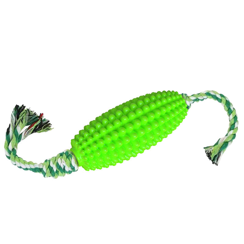 Puppy Toothbrush Corn Chew Toy – Durable Dog Toy for Aggressive Chewers