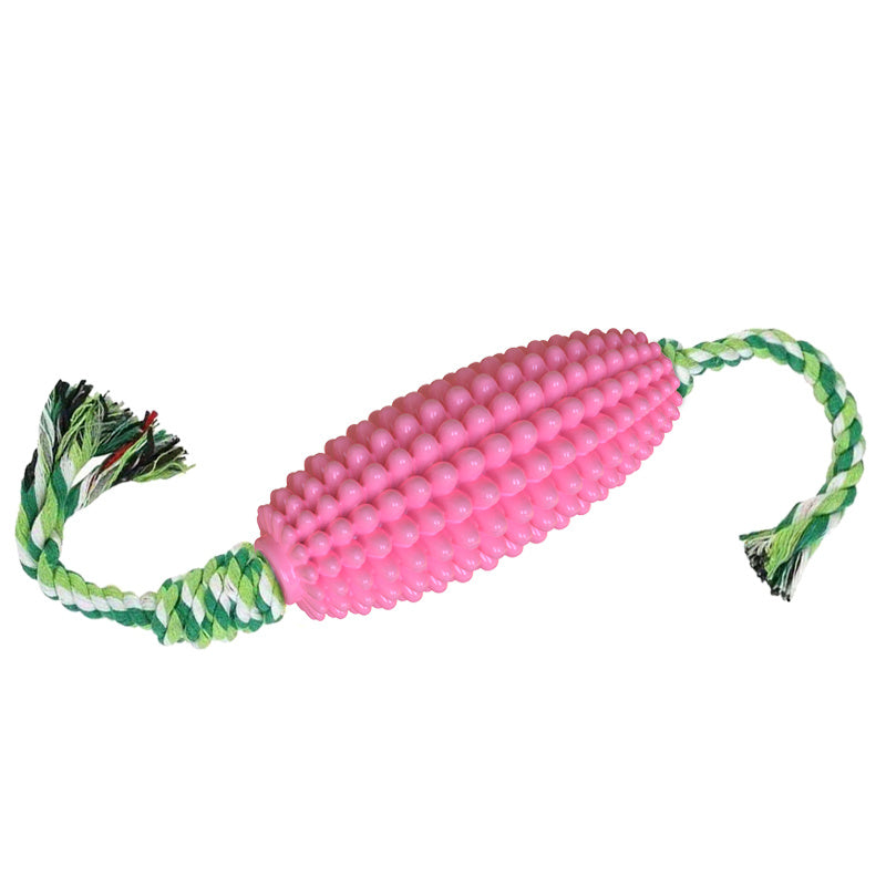 Puppy Toothbrush Corn Chew Toy – Durable Dog Toy for Aggressive Chewers