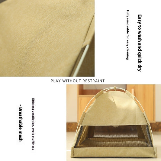 Breathable Pet Tent House | Indoor & Outdoor Cat & Dog Nest
