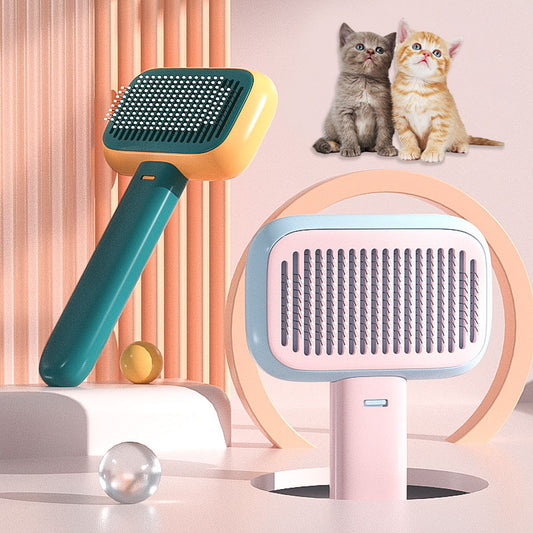 Cat & Dog Hair Brush – Grooming Comb, Knot Remover & Massage