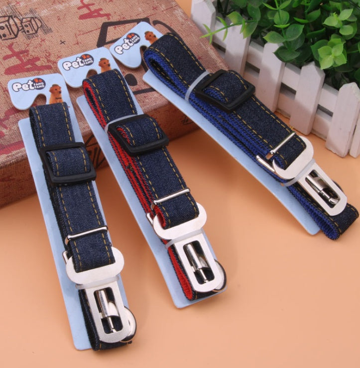 Pet Car Cowboy Retractable Seat Belt | Safe Travel for Dogs & Cats UK