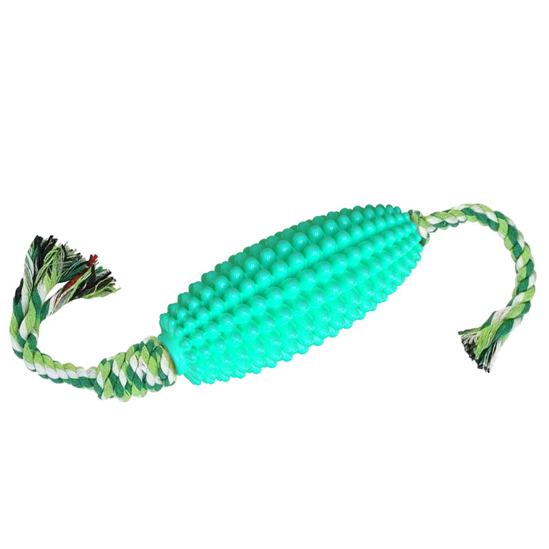 Puppy Toothbrush Corn Chew Toy – Durable Dog Toy for Aggressive Chewers
