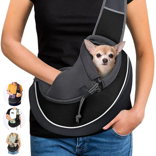 Portable Pet Crossbody Bag | Outdoor Carrying Bag for Dogs & Cats