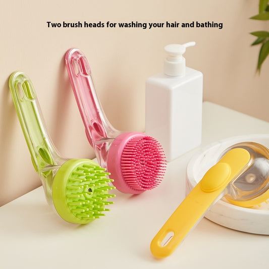 Pet Bath Brush & Grooming Comb | Dogs & Cats Cleaning Supplies