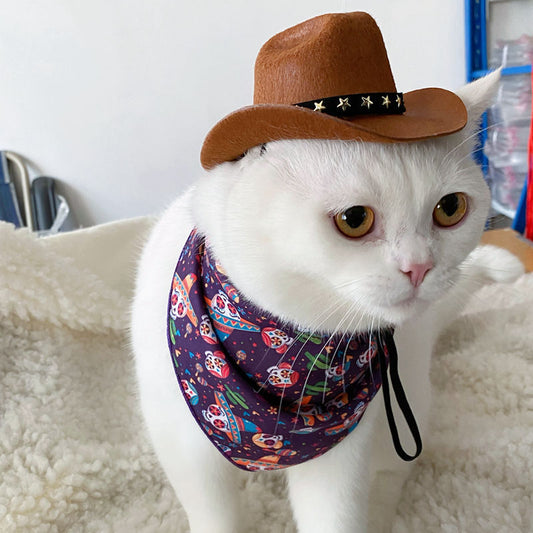 British Cat Hat – XINGX Cowboy Hat for Cats & Small Pets