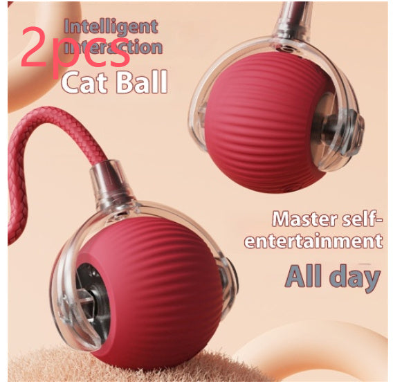 Electric Cat Toy Automatic Rolling Ball | Cat Self-Entertainment Toy UK