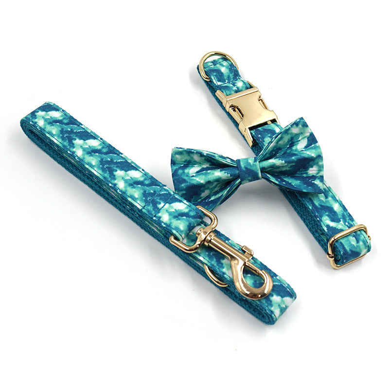 Pet Collar & Leash Set | Cute Bow Tie for Dogs & Cats