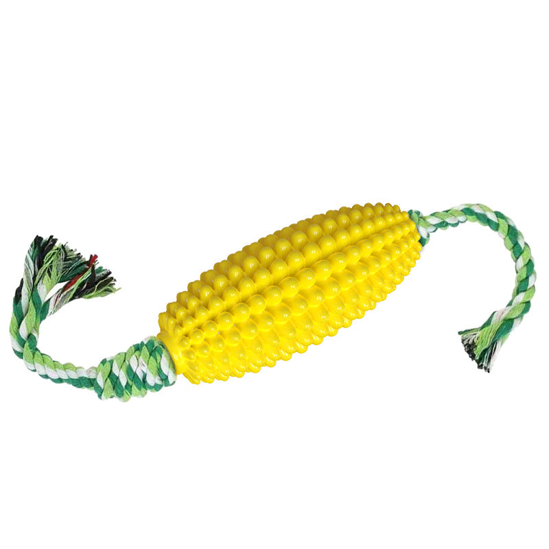 Puppy Toothbrush Corn Chew Toy – Durable Dog Toy for Aggressive Chewers