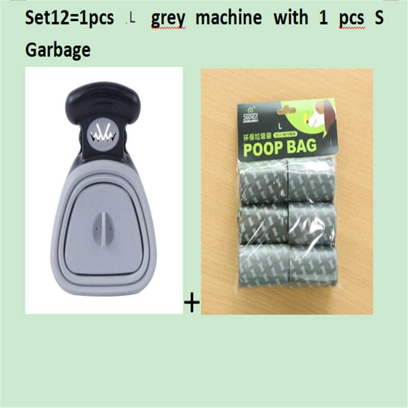 Dog Travel Pooper Scooper with Decomposable Bags | Portable Pet Waste Cleaner UK
