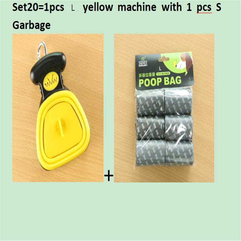 Dog Travel Pooper Scooper with Decomposable Bags | Portable Pet Waste Cleaner UK