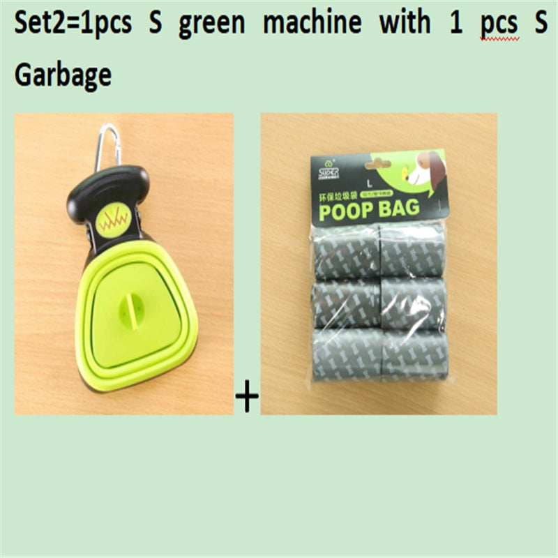 Dog Travel Pooper Scooper with Decomposable Bags | Portable Pet Waste Cleaner UK