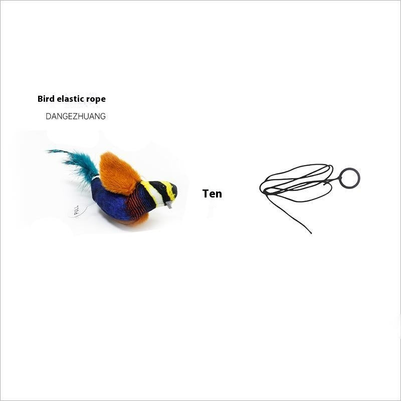Bird Sound Plush Toy UK | Hanging Pet Simulation Toy | The Petorium