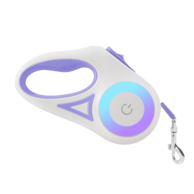 Retractable Dog Leash & Collar UK | Automatic LED Pet Rope | The Petorium