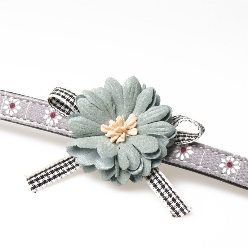 Pet Cat & Dog Collar | Cute Flower Design