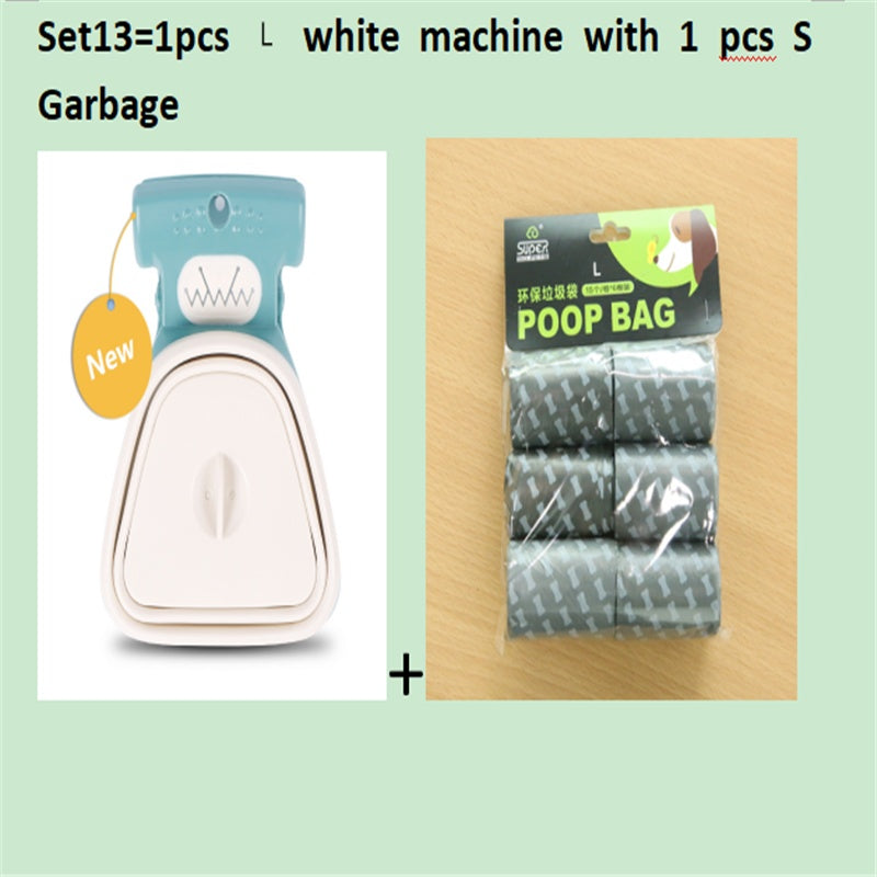 Dog Travel Pooper Scooper with Decomposable Bags | Portable Pet Waste Cleaner UK
