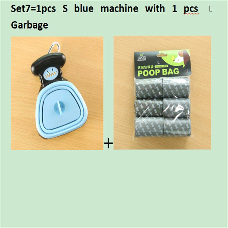 Dog Travel Pooper Scooper with Decomposable Bags | Portable Pet Waste Cleaner UK