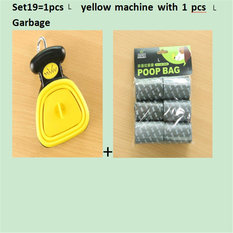Dog Travel Pooper Scooper with Decomposable Bags | Portable Pet Waste Cleaner UK