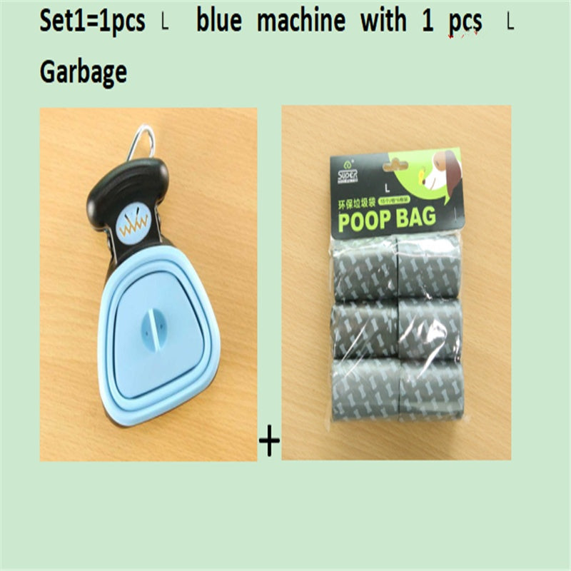 Dog Travel Pooper Scooper with Decomposable Bags | Portable Pet Waste Cleaner UK