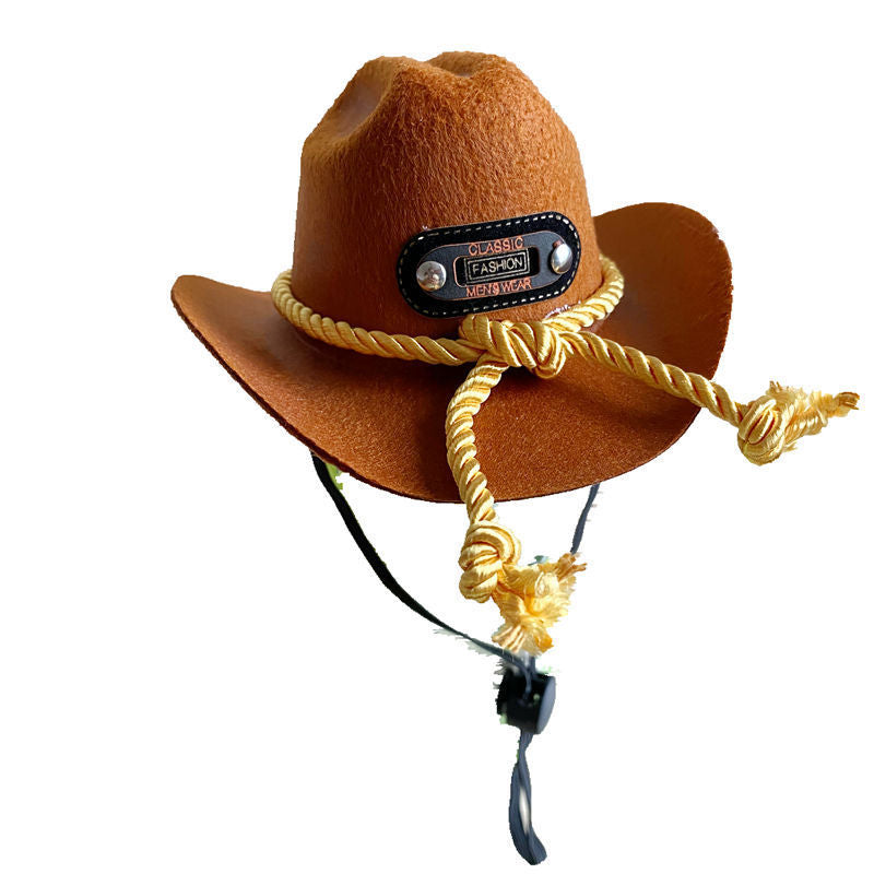 British Cat Hat – XINGX Cowboy Hat for Cats & Small Pets