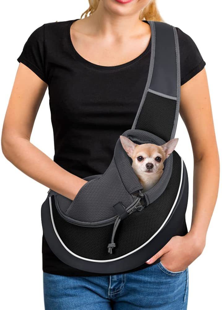 Portable Pet Crossbody Bag | Outdoor Carrying Bag for Dogs & Cats
