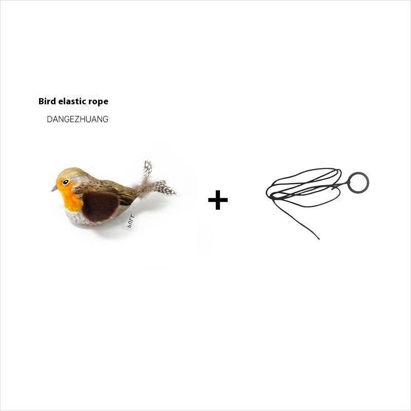 Bird Sound Plush Toy UK | Hanging Pet Simulation Toy | The Petorium
