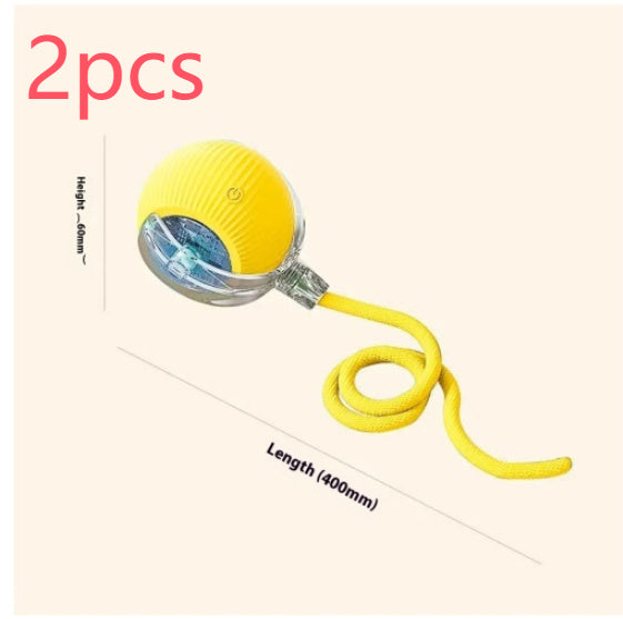 Electric Cat Toy Automatic Rolling Ball | Cat Self-Entertainment Toy UK