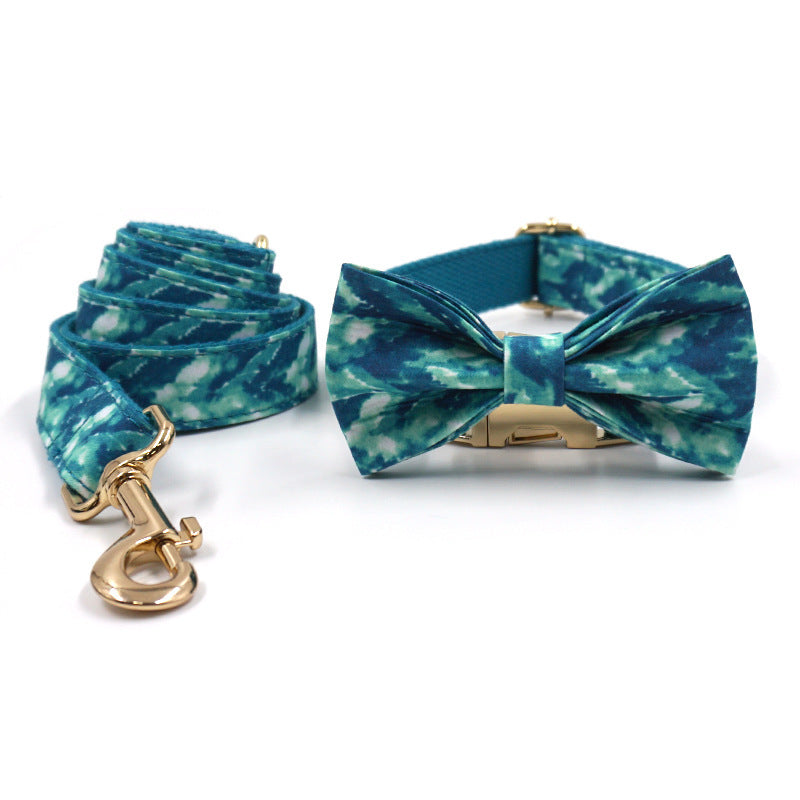 Pet Collar & Leash Set | Cute Bow Tie for Dogs & Cats