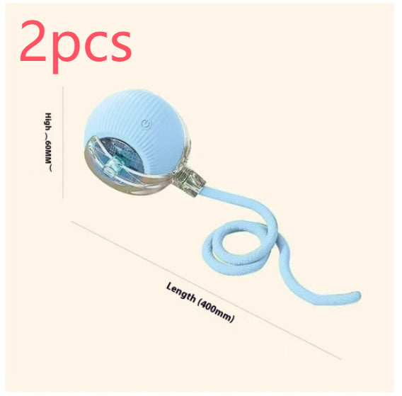 Electric Cat Toy Automatic Rolling Ball | Cat Self-Entertainment Toy UK