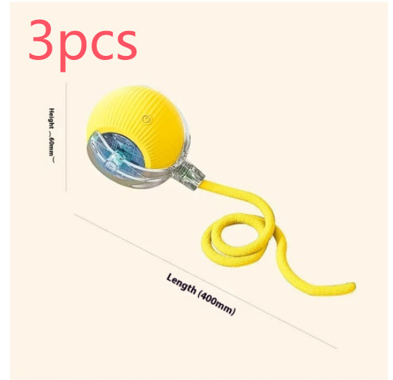 Electric Cat Toy Automatic Rolling Ball | Cat Self-Entertainment Toy UK