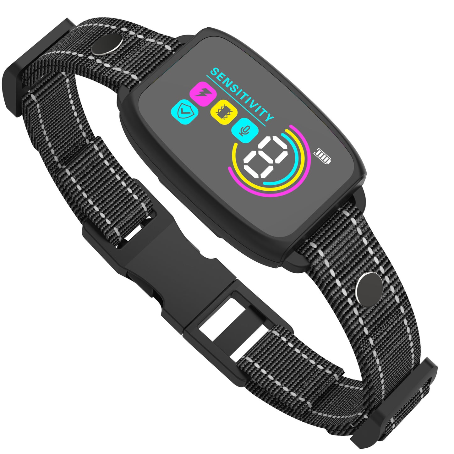 Smart Automatic Anti Barking Dog Collar – Rechargeable, Waterproof & HD Display